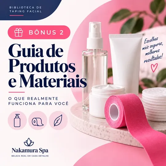 Capa do bônus Guia de Produtos e Materiais